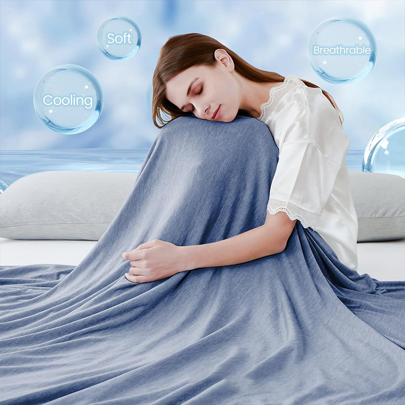 ✨Summer Limited Promotion UP TO 50% OFF!!🍃Cooling Blanket for Hot Sleepers - Summer Must Have🎁