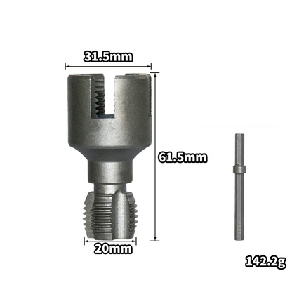 🔥 SCONTO DEL 50%! 🛠️ Utensile per il taglio della filettatura dei tubi - Filettature di precisione per fai da te/idraulica, durevole & Facile da usare ⚙️📏