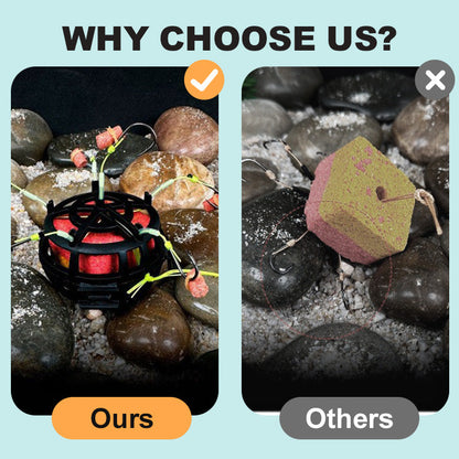 🔥2025 Hot Sale🔥360° Floating Bait Cage Fishing Hook(50% OFF)