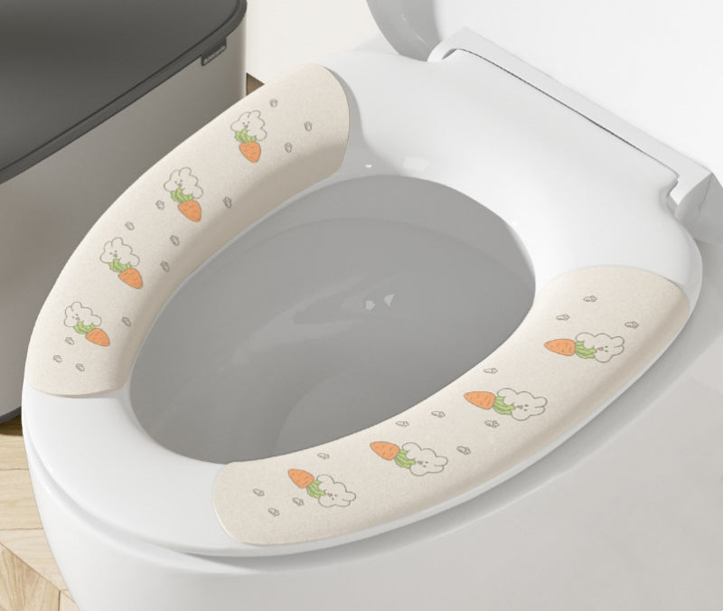 🚽 50% OFF NOW! ✨ Upgraded EVA Waterproof Toilet Seat - Soft & Hygienic, Easy to Install and Clean, Fits Most Standard Toilets 🧼🛠️