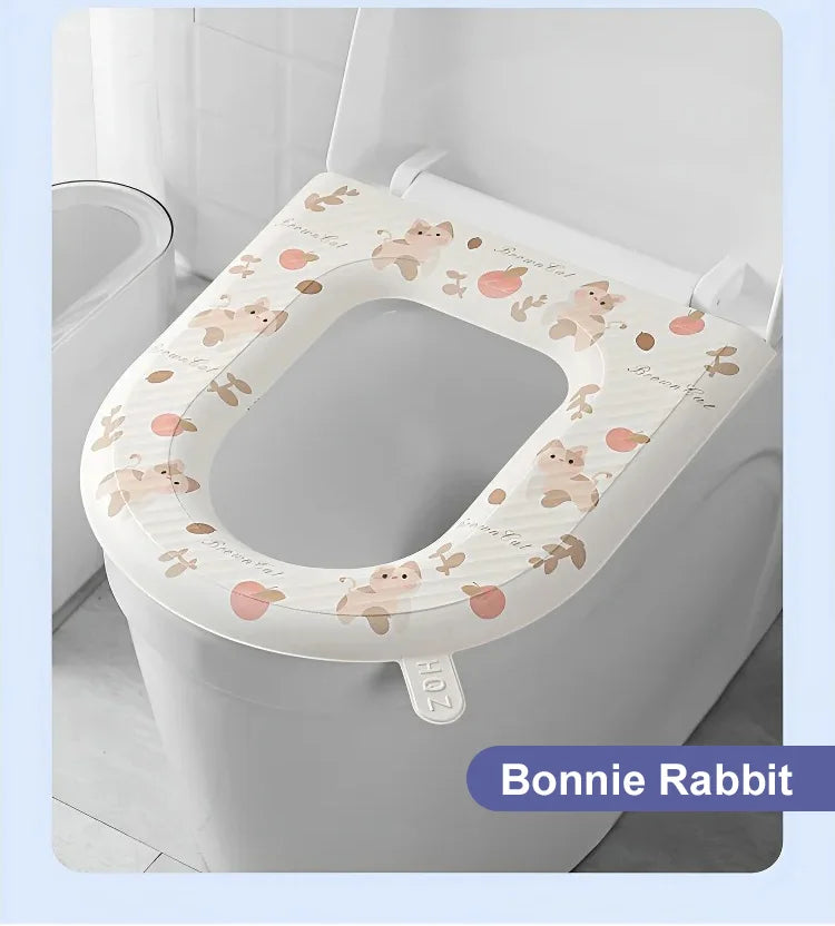 🚽 NYNÍ SLEVA 50 %! ✨ Vylepšené vodotěsné toaletní sedátko z EVA - měkké &  Hygienické, snadná instalace a čištění, vhodné pro většinu standardních toalet 🧼🛠️