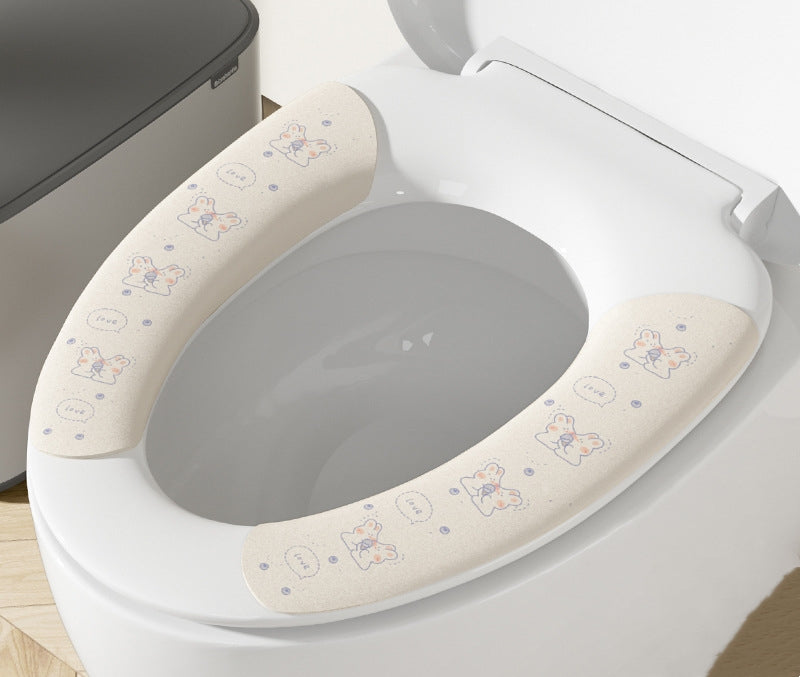 🚽 50% OFF NOW! ✨ Upgraded EVA Waterproof Toilet Seat - Soft & Hygienic, Easy to Install and Clean, Fits Most Standard Toilets 🧼🛠️