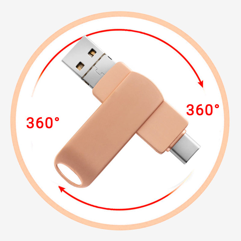 Clé USB multi-interface 4-en-1 (téléphone/PC)