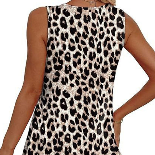 🌞VÝPREDAJ👚Dámske splývavé tielka bez rukávov s výstrihom do V a peplum