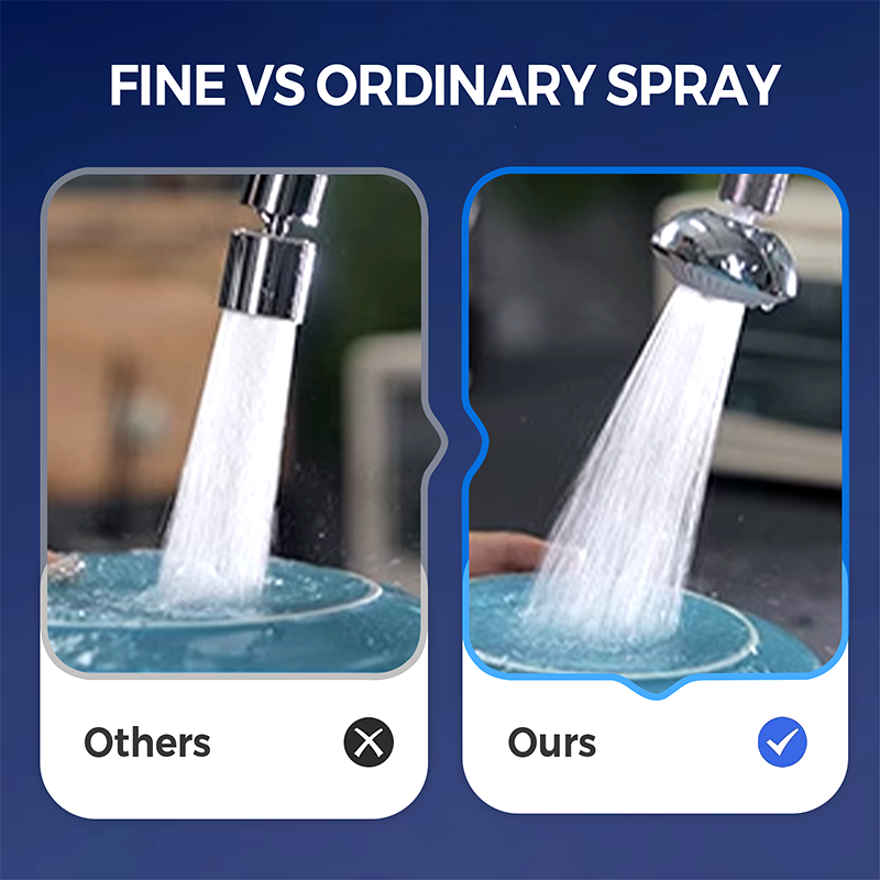 🚰Aérateur de robinet pivotant à 360° sous pression💦