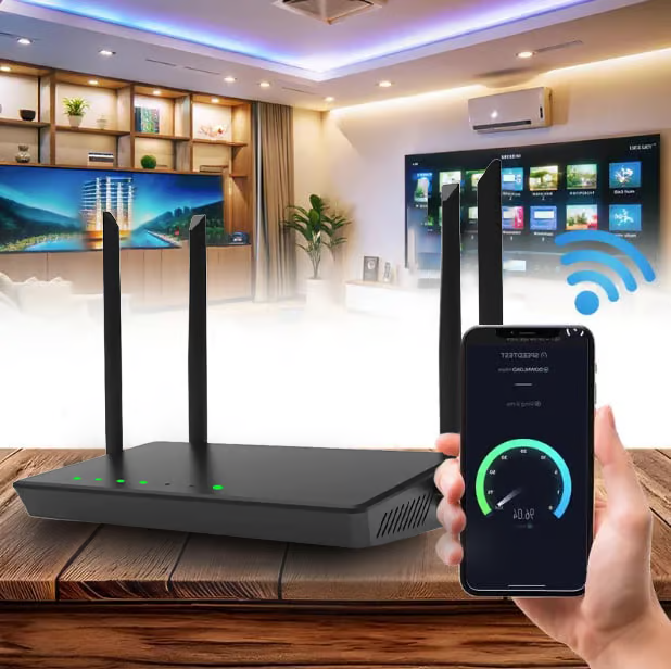 Drahtloser SIM-Router mit Antenne