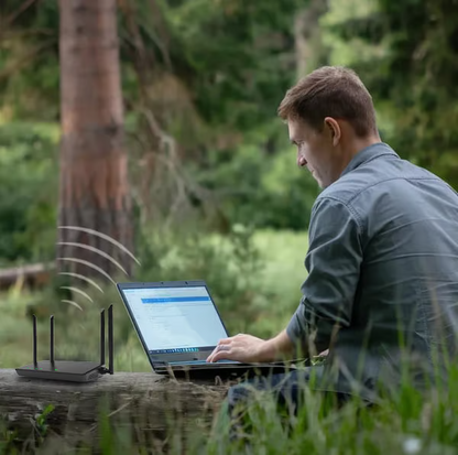 Drahtloser SIM-Router mit Antenne