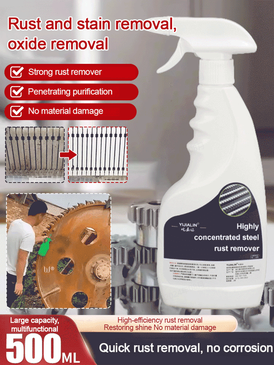 🔥Limited Time Special Price !!🎉 Highly concentrated rust remover for steel & iron