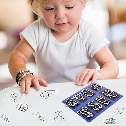 Untangling Iron Link Unlock Interlock Game