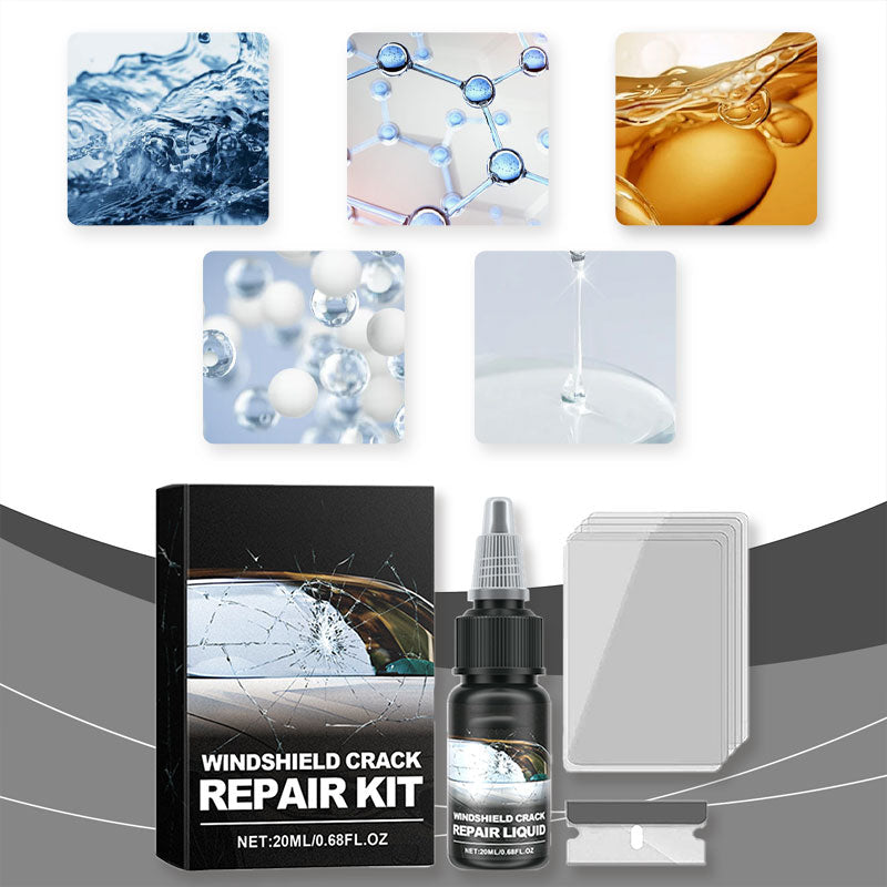 🔥🎁Kit de réparation pour pare-brise fissuré