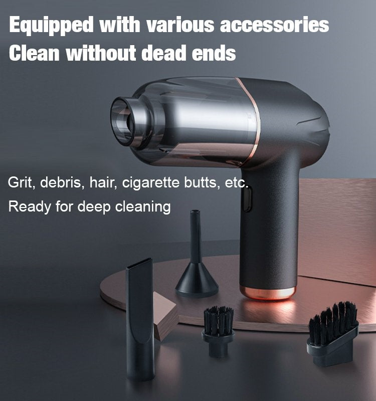 🏆Wielofunkcyjny bezprzewodowy odkurzacz do domu i samochodu z funkcją dmuchania, odkurzania i pompowania