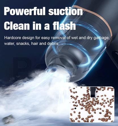 🏆Wielofunkcyjny bezprzewodowy odkurzacz do domu i samochodu z funkcją dmuchania, odkurzania i pompowania