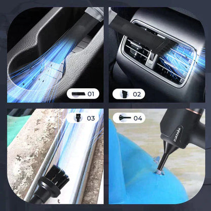 🏆Wielofunkcyjny bezprzewodowy odkurzacz do domu i samochodu z funkcją dmuchania, odkurzania i pompowania