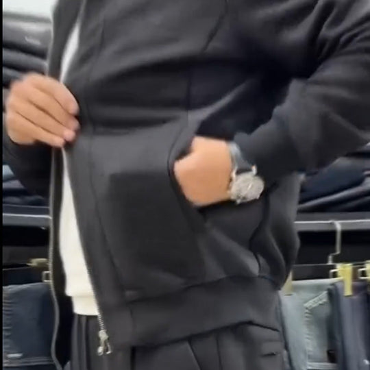 V poslední době super populární – kupuje si ho spousta lidí.🔥Pánská ležérní bunda &  Dvoudílná sada kalhot