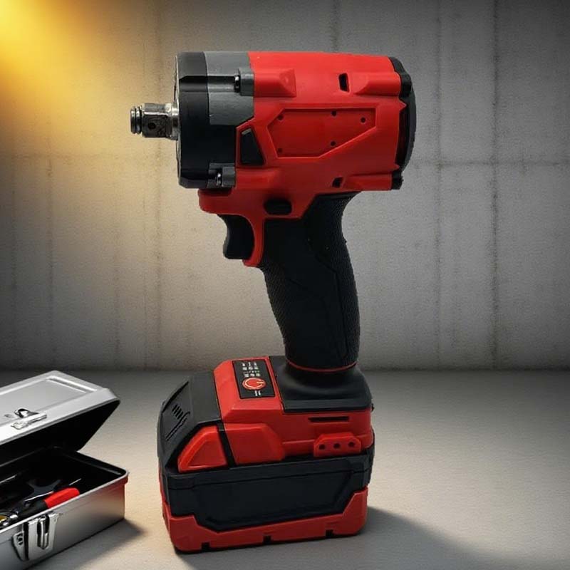 Powerful Electric Wrench with Long-Lasting Battery