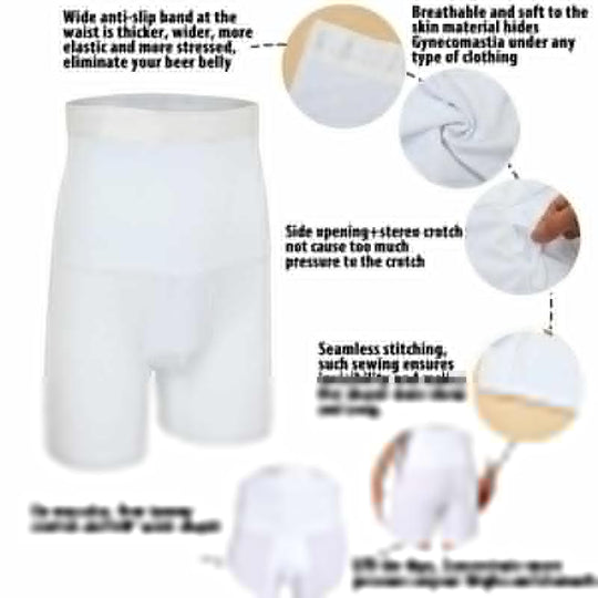 ⏳Limited time 50% off💥Men's High Waist Shapewear Boxer Briefs