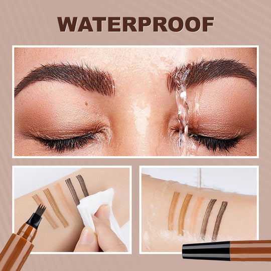 🎁Koop 1 en krijg 1 gratis🔥Waterdichte baard- en wenkbrauwpen met vier punten✨