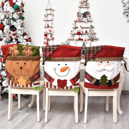 🎅✨Clúdach Cathaoireacha Téama Nollag