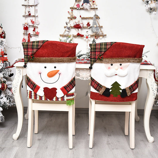 🎅✨Clúdach Cathaoireacha Téama Nollag