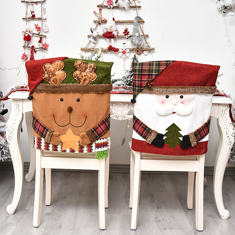 🎅✨Clúdach Cathaoireacha Téama Nollag
