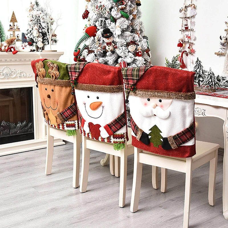 🎅✨Clúdach Cathaoireacha Téama Nollag
