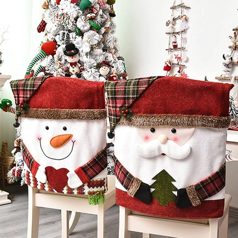 🎅✨Clúdach Cathaoireacha Téama Nollag