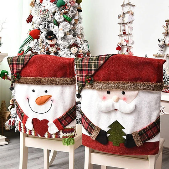 🎅✨Clúdach Cathaoireacha Téama Nollag