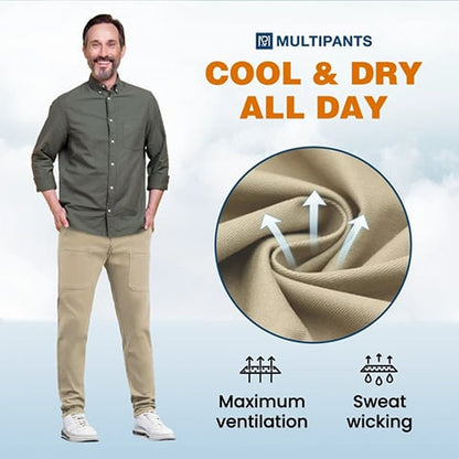 ⚡Over 50,000 sold！🏆MultiPants – High Stretch Multi-pocket Durable Cargo Pants