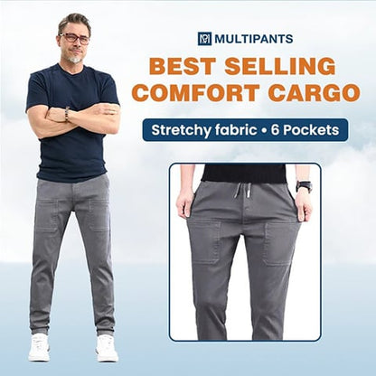 ⚡Over 50,000 sold！🏆MultiPants – High Stretch Multi-pocket Durable Cargo Pants