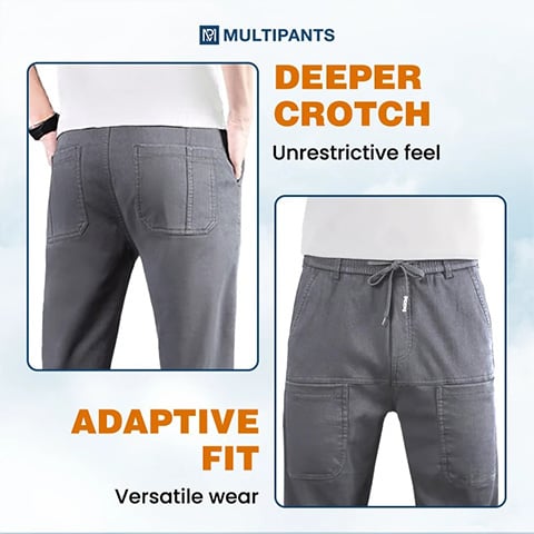 ⚡Over 50,000 sold！🏆MultiPants – High Stretch Multi-pocket Durable Cargo Pants
