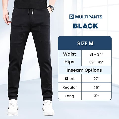 ⚡Over 50,000 sold！🏆MultiPants – High Stretch Multi-pocket Durable Cargo Pants