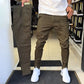 Slim fit casual solide kleuren broek voor mannen