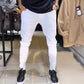 Slim fit casual solide kleuren broek voor mannen