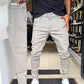 Slim fit casual solide kleuren broek voor mannen