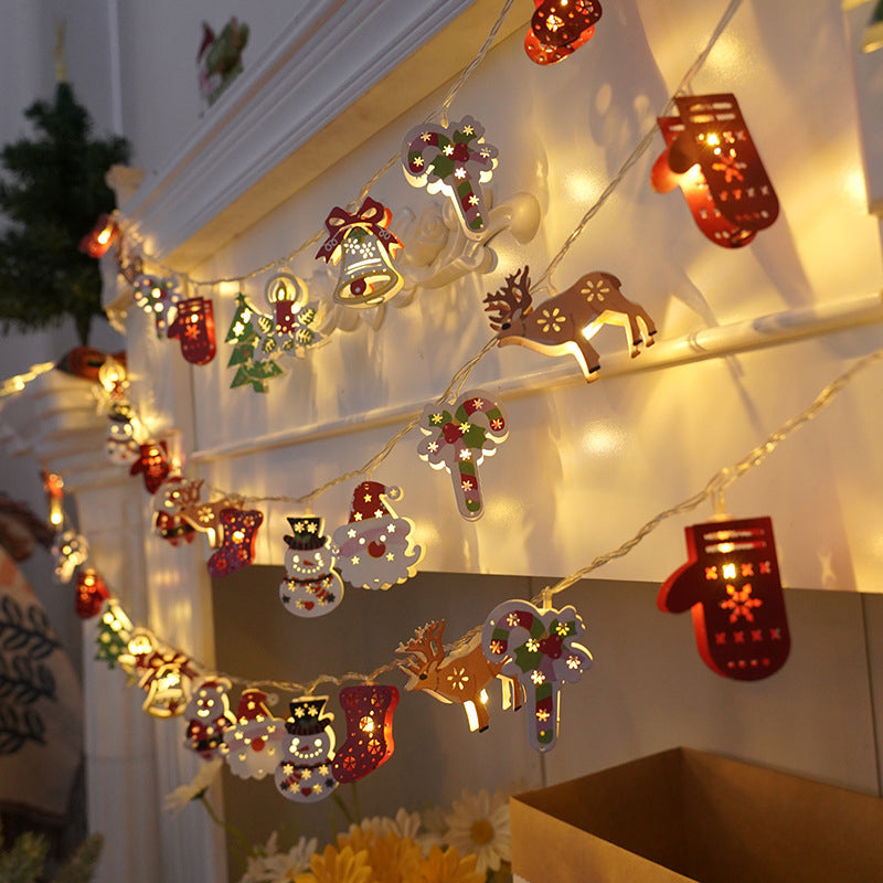 🎅Připravte se na Vánoce: LED řetězová světla Santa Claus