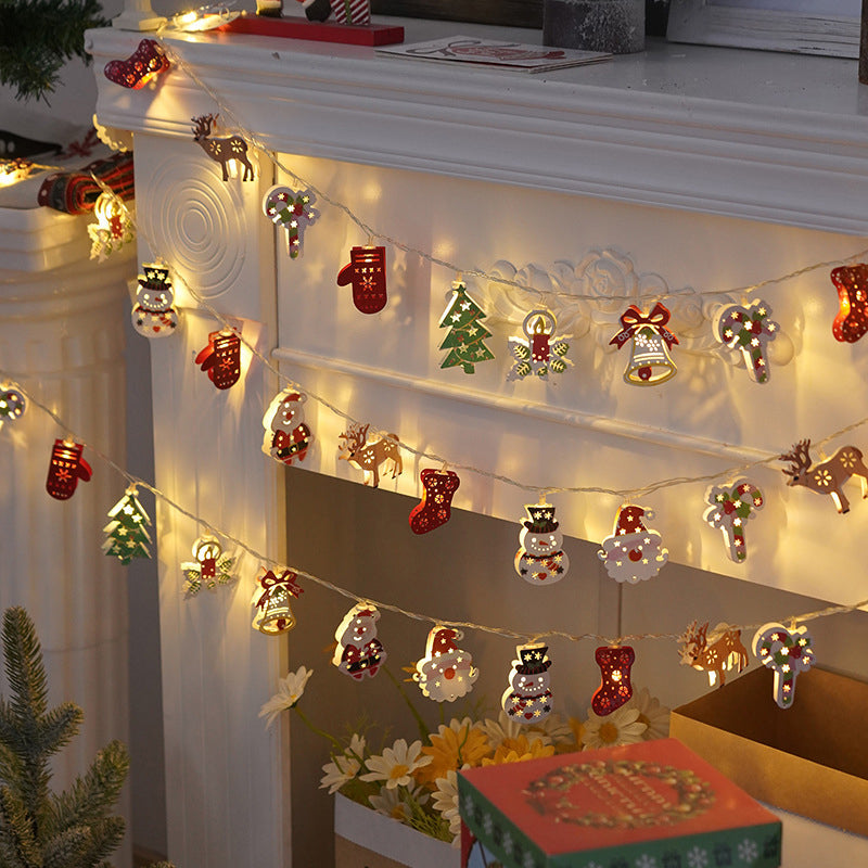 🎅Připravte se na Vánoce: LED řetězová světla Santa Claus