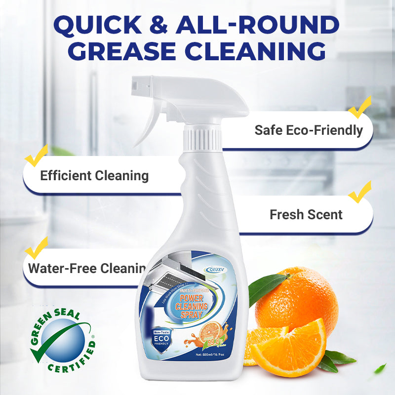 🧼 COMPRA 2 E RICEVI 1 GRATIS! ✨ Spray detergente potente - Rimuove il grasso &  Macchie 💦🏠