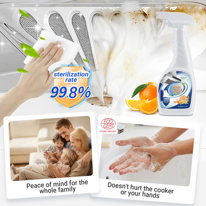 🧼 COMPRA 2 E RICEVI 1 GRATIS! ✨ Spray detergente potente - Rimuove il grasso &  Macchie 💦🏠
