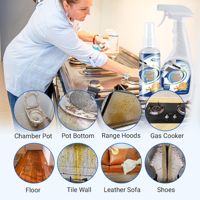 🧼 COMPRA 2 E RICEVI 1 GRATIS! ✨ Spray detergente potente - Rimuove il grasso & Macchie 💦🏠