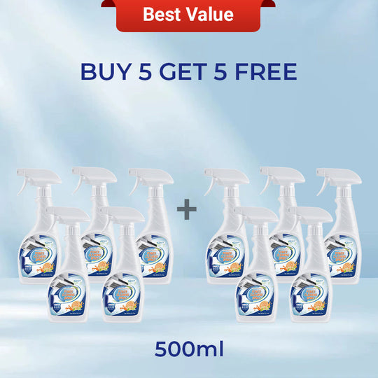 🧼 COMPRA 2 E RICEVI 1 GRATIS! ✨ Spray detergente potente - Rimuove il grasso &  Macchie 💦🏠
