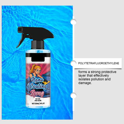 🚗 KØB 2 FÅ 1 GRATIS! ✨ Bilpoleringsspray + mikrofiberklud - Gendanner glans & Beskytter maling på få minutter, ridsefast formel ☀️🧽