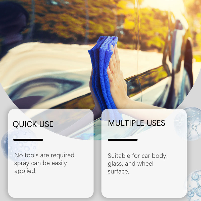 🚗 KUPTE 2, ZÍSKEJTE 1 ZDARMA! ✨ Leštidlo na auto ve spreji + mikrovláknová utěrka - Obnovuje lesk &  Chrání lak během několika minut, složení odolné proti poškrábání ☀️🧽
