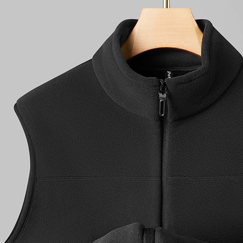 💥60% RABATT! 🧥 Warme Herrenweste mit Stehkragen und durchgehendem Reißverschluss &  Stilvoll ❄️