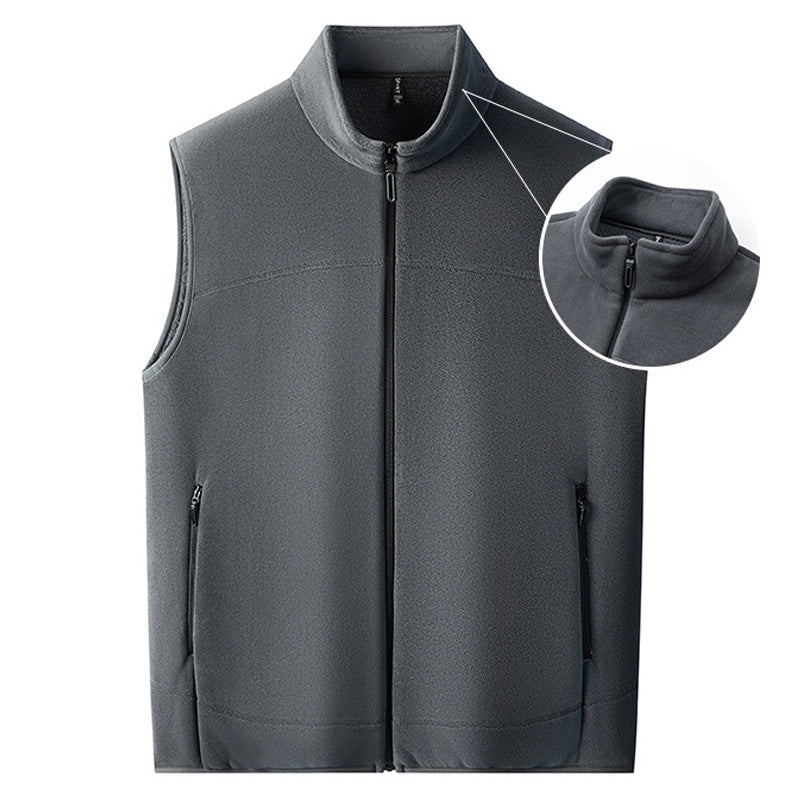 💥60% RABATT! 🧥 Warme Herrenweste mit Stehkragen und durchgehendem Reißverschluss &  Stilvoll ❄️