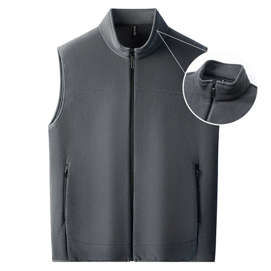 💥60% RABATT! 🧥 Warme Herrenweste mit Stehkragen und durchgehendem Reißverschluss &  Stilvoll ❄️