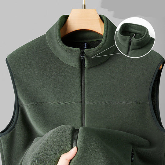 💥60% RABATT! 🧥 Warme Herrenweste mit Stehkragen und durchgehendem Reißverschluss &  Stilvoll ❄️
