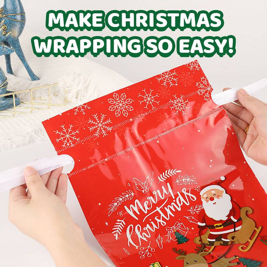 🎅🎁Vánoční dárková taška se stahovací šňůrkou