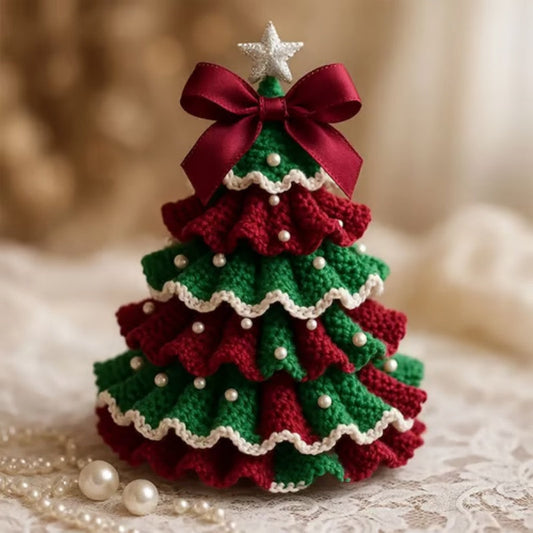 🤚🎁DIY gehaakte kerstboomset – handgemaakte kerstdecoratieset