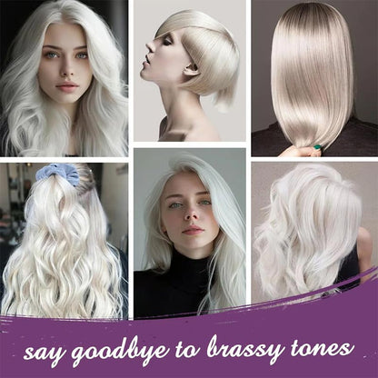 💗LÁ DEIREANACH - CEANNAIGH 1 FAIGH 1 SAOR IN AISCE💗Masc Gruaige Ceiratín Corcra - Deisiú Dian do Ghruaig Chatach nó Daite, Athbhunaíonn sé Lonrach & Bogacht i 3 nóiméad🌿🧴