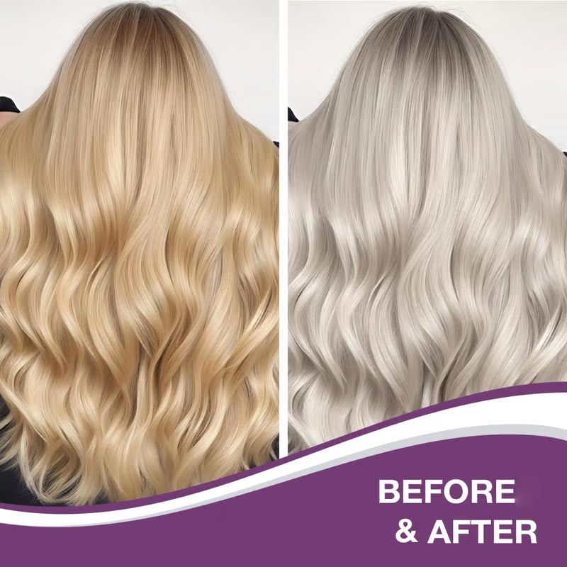 💗LAST DAY - BUY 1 GET 1 FREE💗Purple Keratin Hair Mask - Intense Repair for Curly or Color-Treated Hair, Restores Shine & Softness in 3 Mins🌿🧴